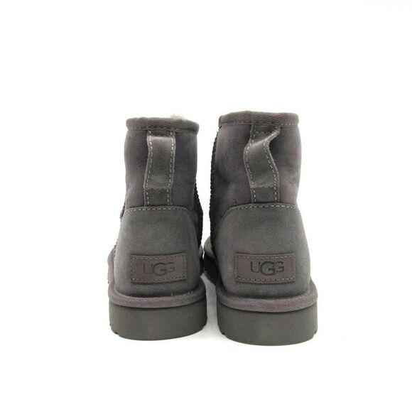 UGG CLASSIC MINI II SHEEPSKIN BOOTS IN GREY SZ 6 - Picture 4 of 8